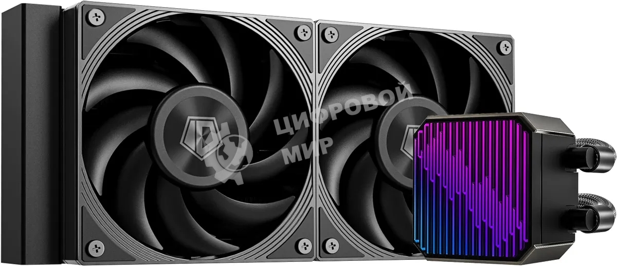 Система жидкостного охлаждения ID-Cooling DX240 MAX ARGb черный 120мм алюминий+медь 2150rpm 32.5db 4-pin 300W