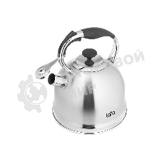 Чайник для плиты Lara LR00-75 (Зеркальный) 3.3л индукц. капс. дно, свисток с кноп. механизмом