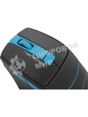 Мышь беспроводная A4Tech Fstyler FG30S серый/синий, 2000 dpi, радиоканал, USB, кнопки - 5