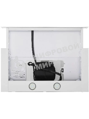 Вытяжка встраиваемая Maunfeld Ouse Touch Glass 60 белый, 60 см, 750 куб. м/ч, 48 дБ