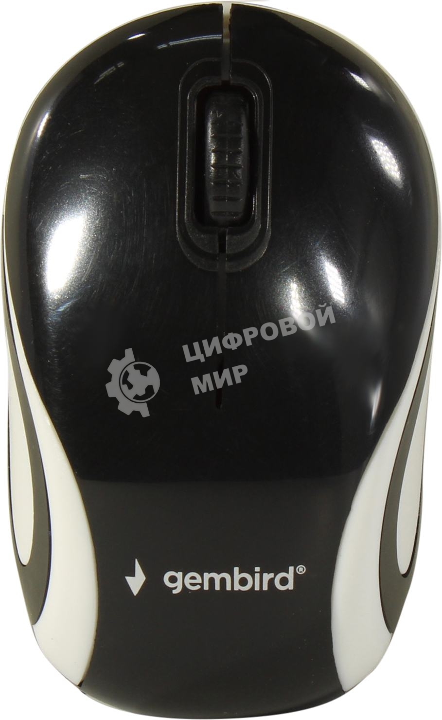 Мышь беспроводная Gembird MUSW-610 черный, 1200 dpi, радиоканал, USB, кнопки - 3