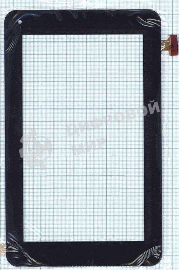 Сенсорное стекло (тачскрин) FPC-FC70S658-00, черное