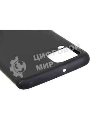 Чехол (клип-кейс) BORASCO Silicone Case, для Samsung Galaxy A22/M22, черный