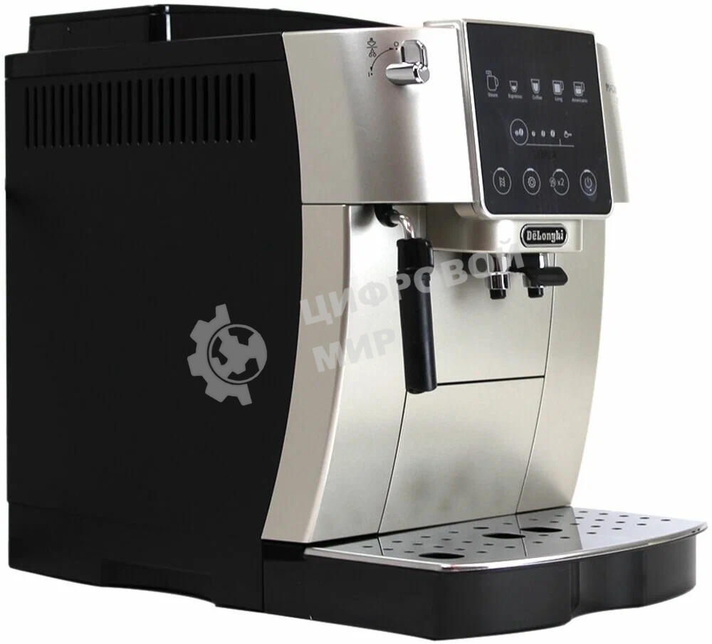 Кофемашина DeLonghi ECAM220.30.SB серебристо-черный, исп. кофе - зерновой/молотый, 1.8 л, 1450 Вт, 15 бар