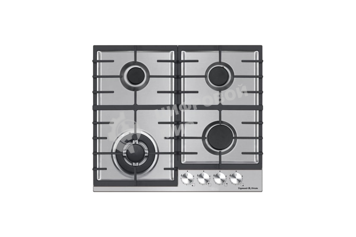 Газовая варочная панель Zigmund & Shtain G 20.6 S нержавеющая сталь
