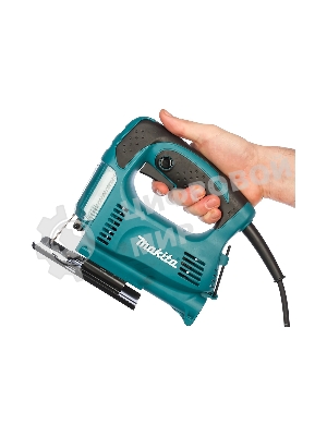 Лобзик электрический Makita 4327 Лобзик,в\рук, 450Вт,500-3100об\м,ход-18мм,рез-65мм,1.8кг,кор