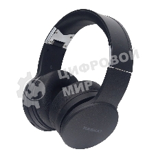 Беспроводные/проводные наушники Raskat ANC 1B черный, полноразмерные, Bluetooth + проводной, активное шумоподавление, складная конструкция, до 50 ч