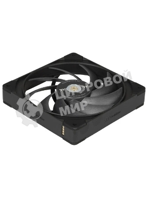 Вентилятор Thermaltake Toughfan EX14 Pro реверсивный 140x140x25mm черный 4-pin 31.6-34.1dB Ret (CL-F172-PL14BL-A)