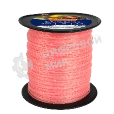 Леска Duoline D 2,4 мм L 400 м (скрученный квадрат, двухцветная, красная жила) 240-400-6