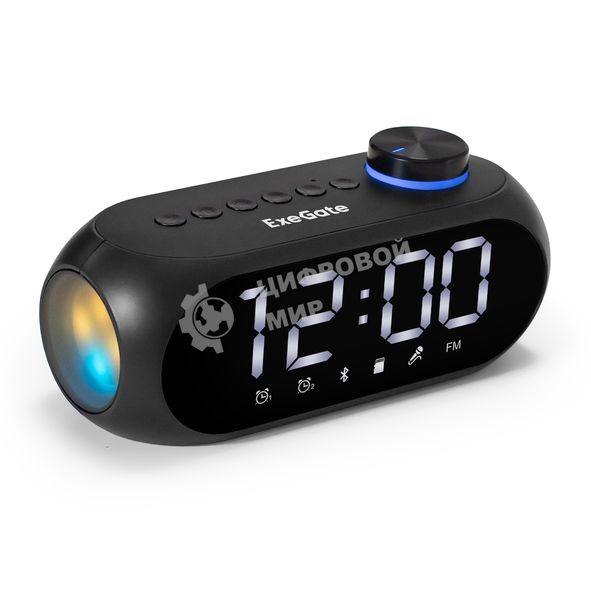 Колонка-часы ExeGate Yo 520 Bluetooth 3 Вт черный