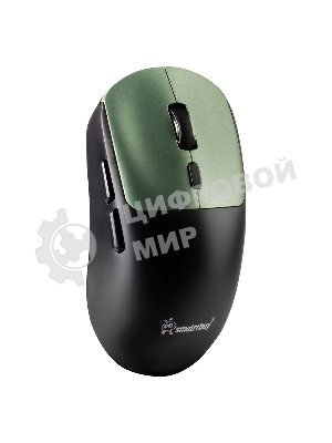 Мышь игровая беспроводная Dual BT+USB с зарядкой Smartbuy X7 черно-зеленая (SBM777DGG) /40.  