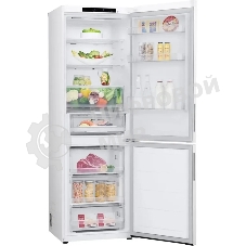 Холодильник LG GC-B459AQQW белый двухкамерный 234/110л морозилка снизу, No Frost