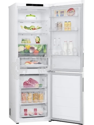 Холодильник LG GC-B459AQQW белый двухкамерный 234/110л морозилка снизу, No Frost