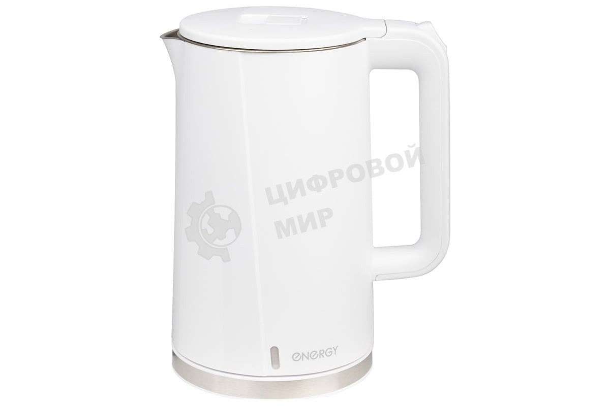 Чайник электрический Energy E-208 1.7 л белый, двойной корпус
