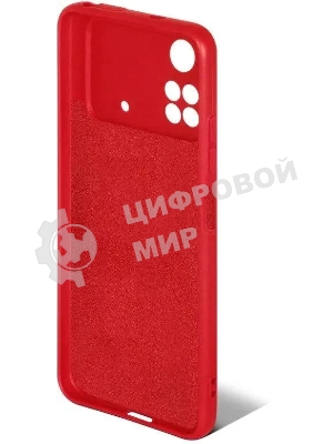Чехол (клип-кейс) DF poOriginal-06 для Poco M4 Pro (4G) красный