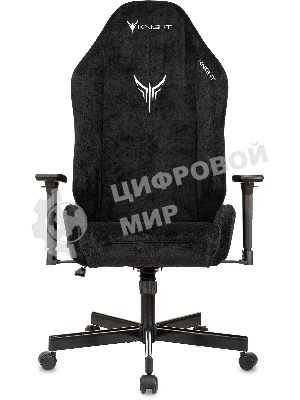 Кресло игровое Бюрократ Knight N1 Fabric черный Light-20, с подголов. крестовина металл