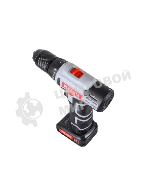 Дрель-шуруповерт Ресанта ДА-24-2ЛК, 24 В, 2 Ач, 60 Нм, щеточный