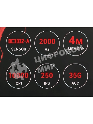 Мышь проводная A4Tech Bloody W70 Max желтый/черный, 10000 dpi, USB, кнопки - 9