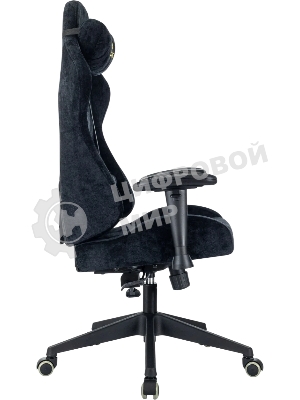 Кресло игровое Zombie 51 черный Light-20 крестов. пластик