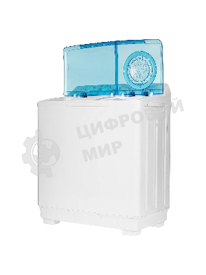 Стиральная машина Мечта WMS T1013UPTA01 белый/голубой, загрузка вертикальная 10.5 кг, 1350 об/мин