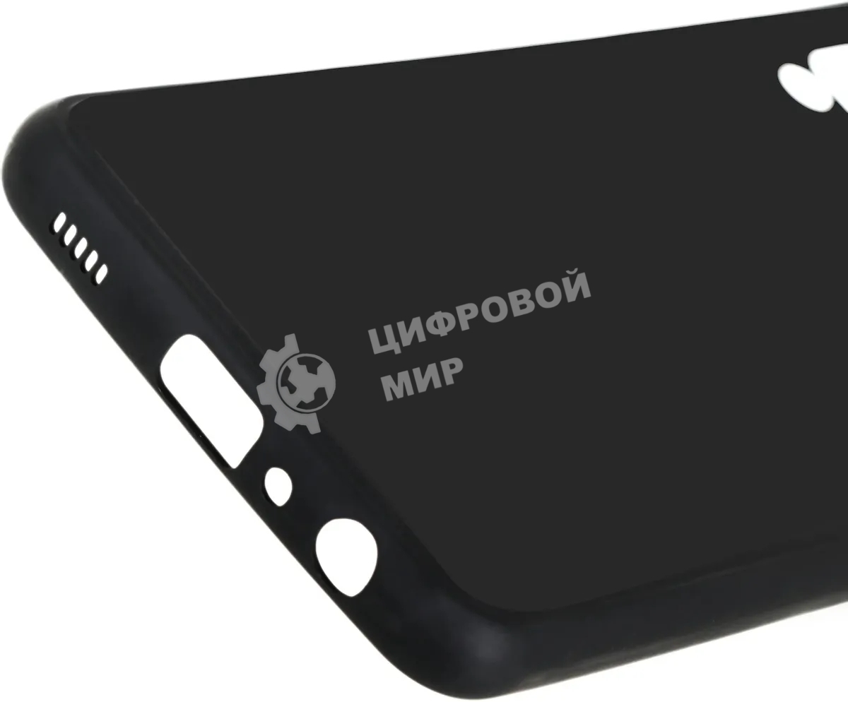 Чехол (клип-кейс) BORASCO Silicone Case, для Samsung Galaxy A22/M22, черный