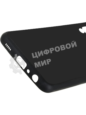 Чехол (клип-кейс) BORASCO Silicone Case, для Samsung Galaxy A22/M22, черный