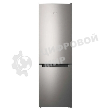 Холодильник Indesit ITS 4180 G серебристый двухкамерный 220/78л морозилка снизу, No Frost