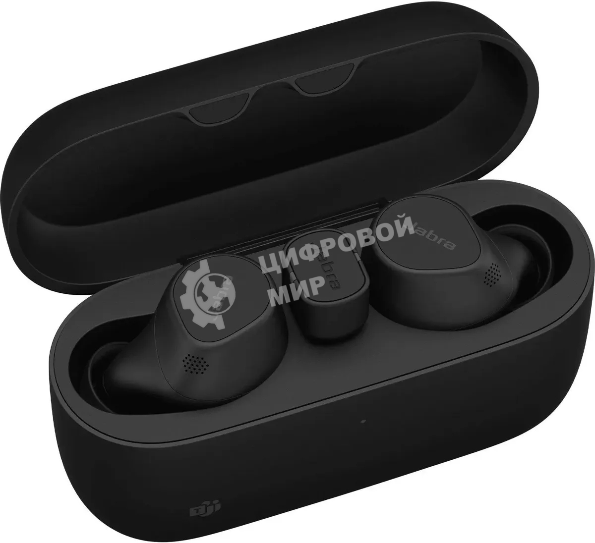 Наушники TWS Jabra Evolve2 Buds черный, внутриканальные, Bluetooth + USB-адаптер, активное шумоподавление, до 33 ч