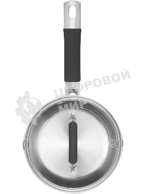 Ковш Rondell Flamme RDS-026, 1.3л, 16см, с крышкой, стальной