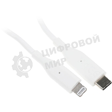 Комплект зарядное устройство Hama H-183297 3A PD для Apple кабель Apple Lightning/Type-C белый