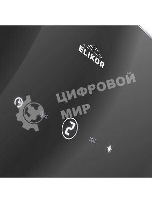 Вытяжка каминная Elikor Wave BK 60 черный, 60 см, 750 куб. м/ч, 56 дБ