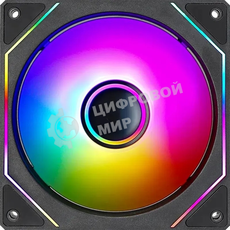 Вентилятор для корпуса Formula Floe 12BK ARPW Reverse ARGB черный, 120 мм, 1500 об/мин, 20.15 дБ, 4 pin