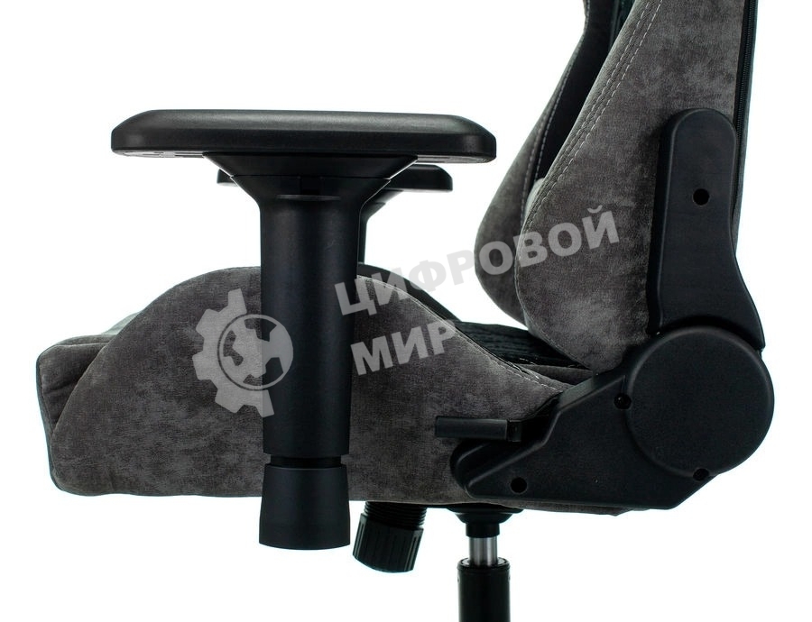 Кресло игровое Бюрократ VIKING 7 KNIGHT B FABRIC черный текстиль/эко.кожа крестовина металл/пластик