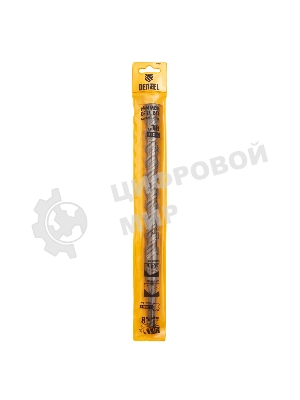 Бур по бетону Denzel двойная спираль, Cobalt W-tip, 18x310 мм, SDS PLUS