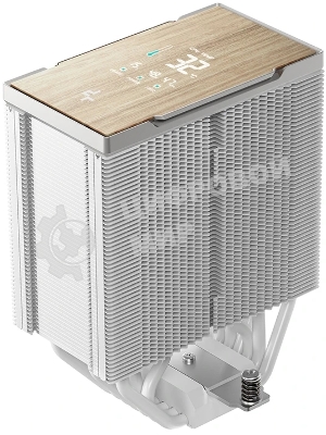 Кулер для процессора DEEPCOOL AK700 DIGITAL WH LGA1851/1700/1200/115X/AM5/AM4 (9шт/кор, TDP 260W, PWM, Fan 120mm, 7 тепл. трубок, Copper Base, белый) RET