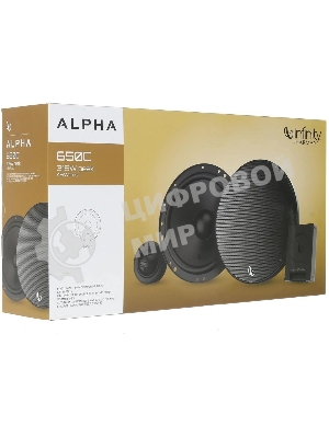 Колонки автомобильные Infinity Alpha 650C 315Вт 91дБ 4Ом 16.5 см (6 1/2дюйм) (ком.: 2 кол.) компонентные двухполосные