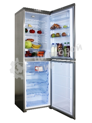 Холодильник ОРСК-176 MI металлик двухкамерный 200/160л морозилка снизу