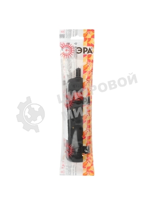 Колодка удлинителя ЭРА KX-3es-B 3 розетки с заземлением с выключателем черная