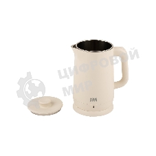 Чайник электрический Homestar HS-1006 1.8л бежевый, двойной корпус