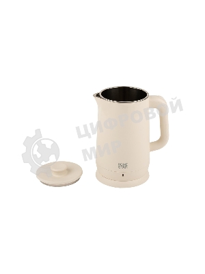 Чайник электрический Homestar HS-1006 1.8л бежевый, двойной корпус