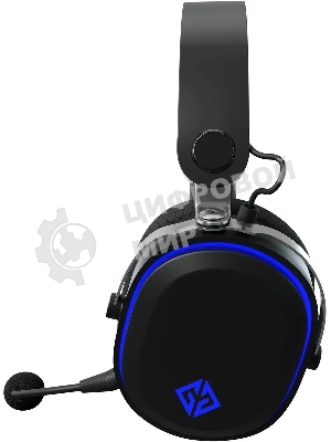 Беспроводные/проводные наушники GMNG GG-HS405W черный, полноразмерные, Bluetooth + радиоканал + проводной, до 40 ч