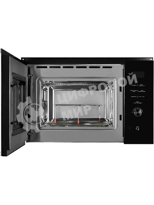 Встраиваемая микроволновая печь Kuppersberg HMW 650 BL встраиваемая, 38х56х55 см, 25л., 900Вт, 8 программ, гриль, черный