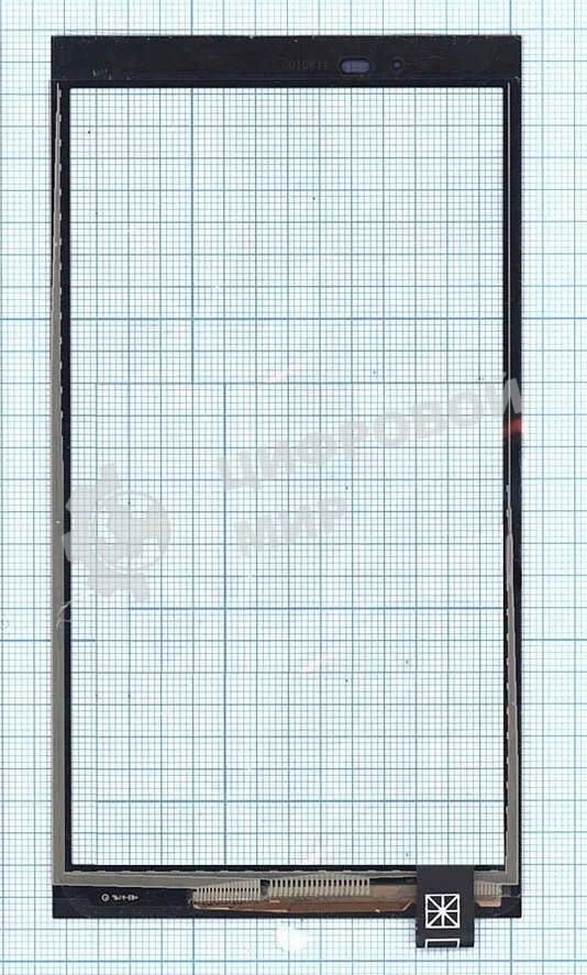 Сенсорное стекло (тачскрин) для HTC One E9+, черное