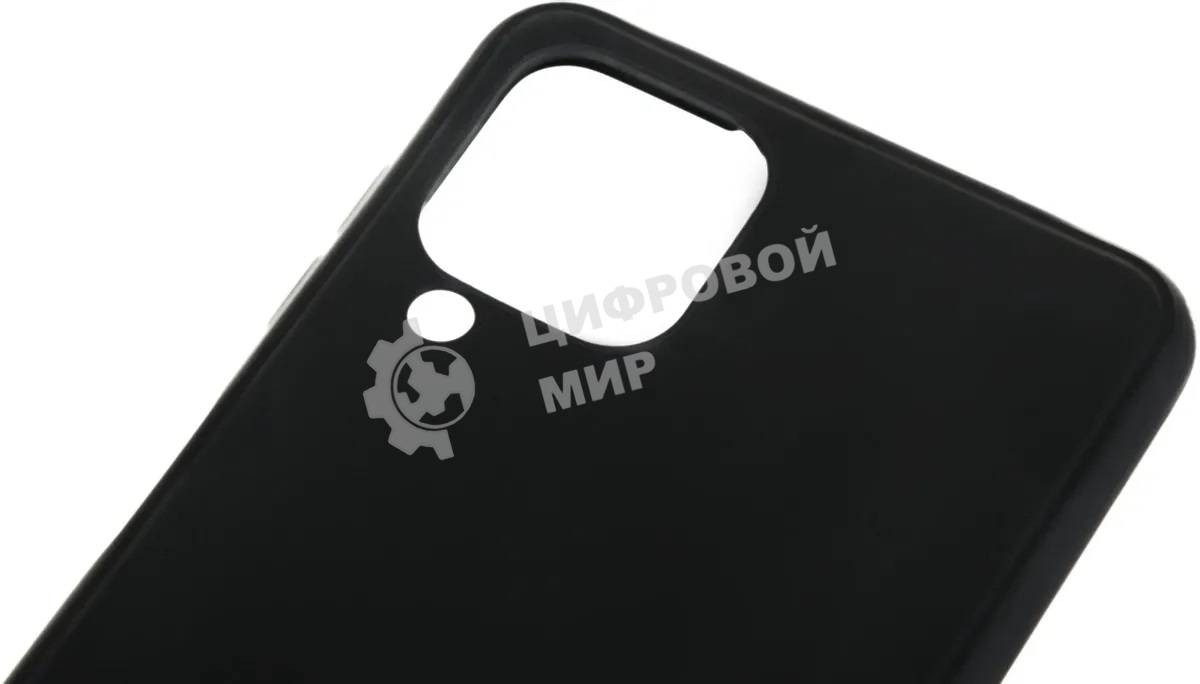 Чехол (клип-кейс) BORASCO Silicone Case, для Samsung Galaxy A22/M22, черный