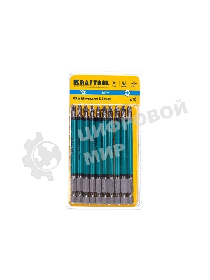 Биты Kraftool профессиональные сталь S10 26124-2-100-10