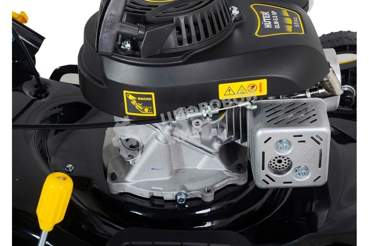 Газонокосилка роторная бензиновая Huter GLM-5.0 SP