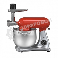 Планетарный миксер BQ MX851 Красный-Серебристый