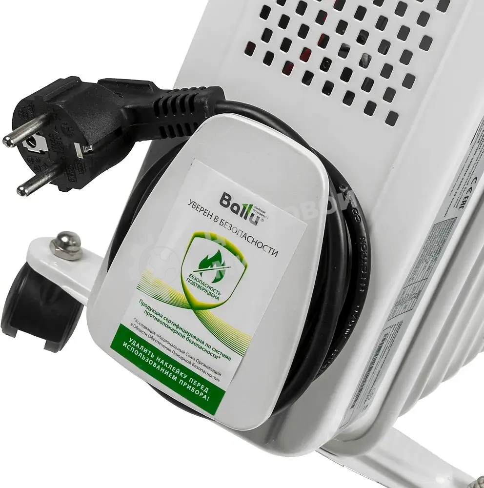 Обогреватель масляный Ballu Comfort BOH/CM-09WDN (9 секций) белый, 2000 Вт, 25 м2, термостат