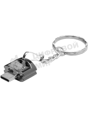 Кард-ридер Buro BU-CR-201/черный/MMC/MS/RS-MMC/SD/SDHC/USB 2.0/пластик