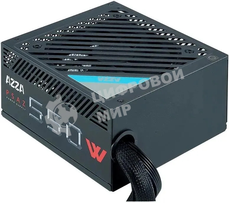 Блок питания Azza ATX 550W PSAZ-550W 80+ bronze (20+4pin) APFC 120мм fan 5xSATA RTL